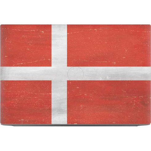 Denmark Flag Distressed Dell XPS Skin